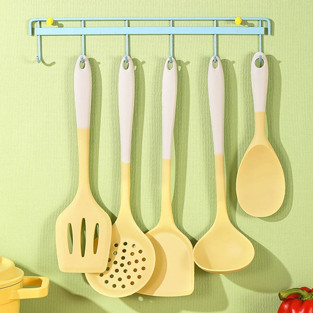 1PC/Set Silicone 5-piece set of Dual Color Kitchenware Heat-resistant Kitchenware Set