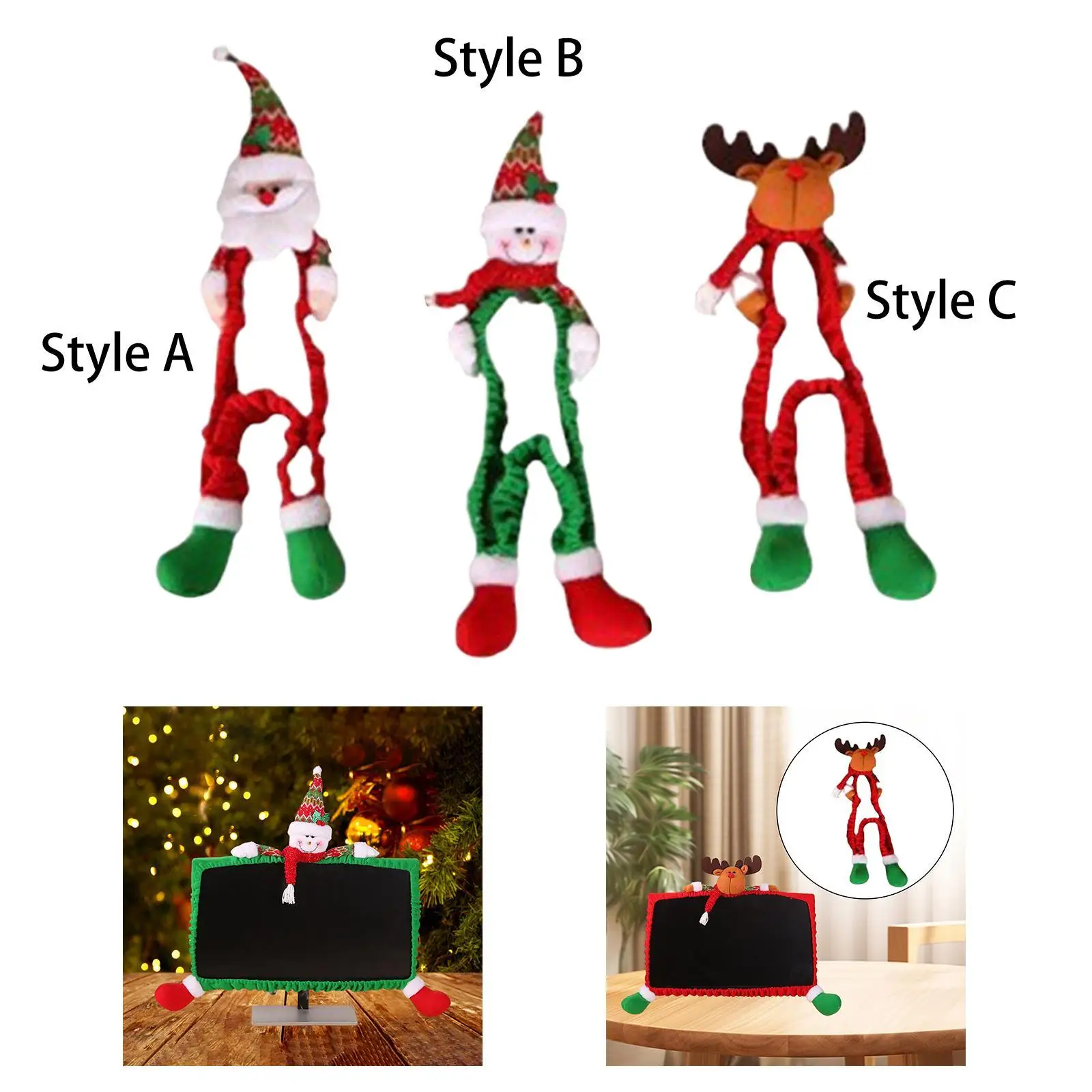 PC Sleeve Practical Easy to Use Cute Lightweight Decorative Xmas Decor Dust Cover for Colleagues Friends Family Classmates Lover