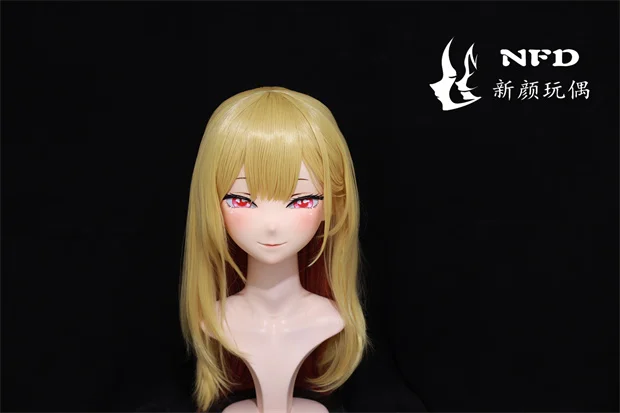 

(NFD49-9)Customize Full Head With Lock Pretty Female/Girl Japanese Animego Character Kig Cosplay Kigurumi Mask Crossdress Doll