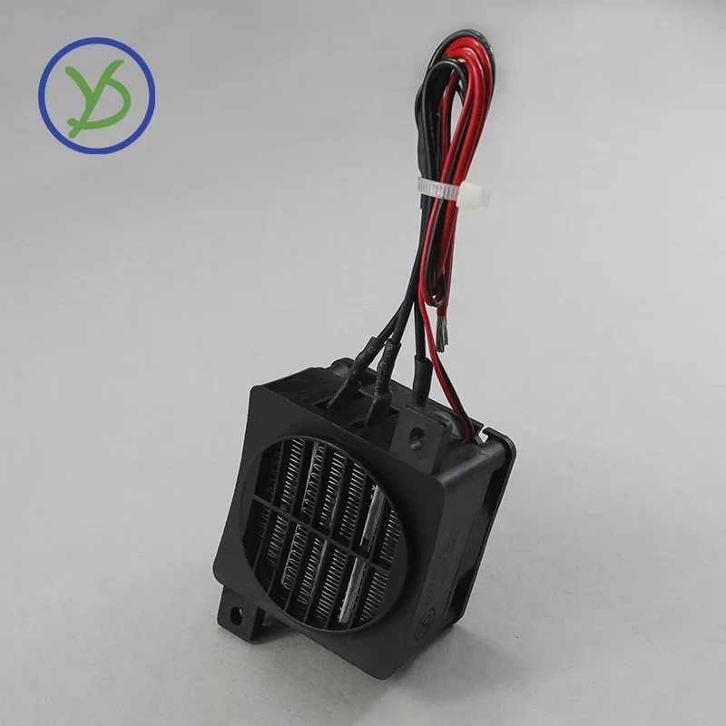 12V 70W DC Thermostatic Electric Heater PTC fan heater Incubator heater heating element Small Space Heating