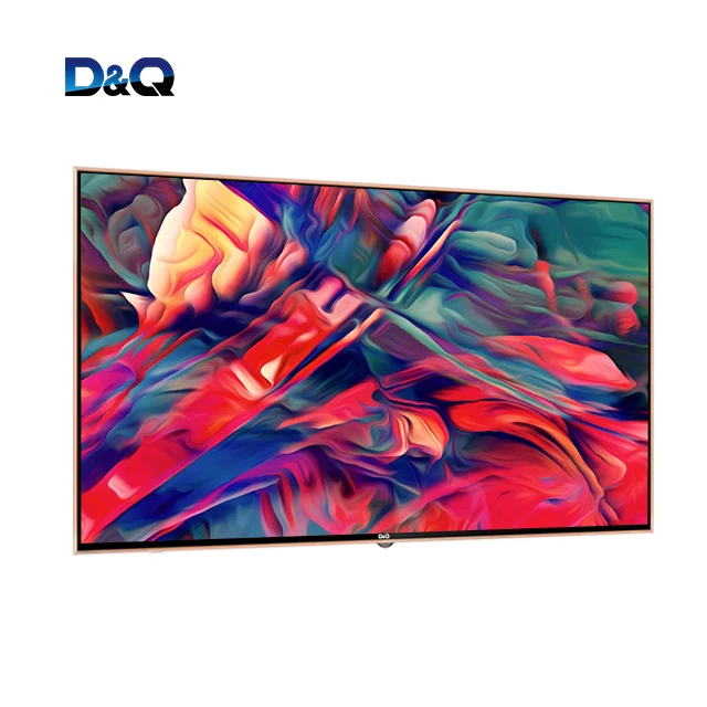 Tv Qled Uhd Smart Tv Led In Vetro Temperato, Televisore 4K Di Grandi Dimensioni Da 65 Pollici Made In China