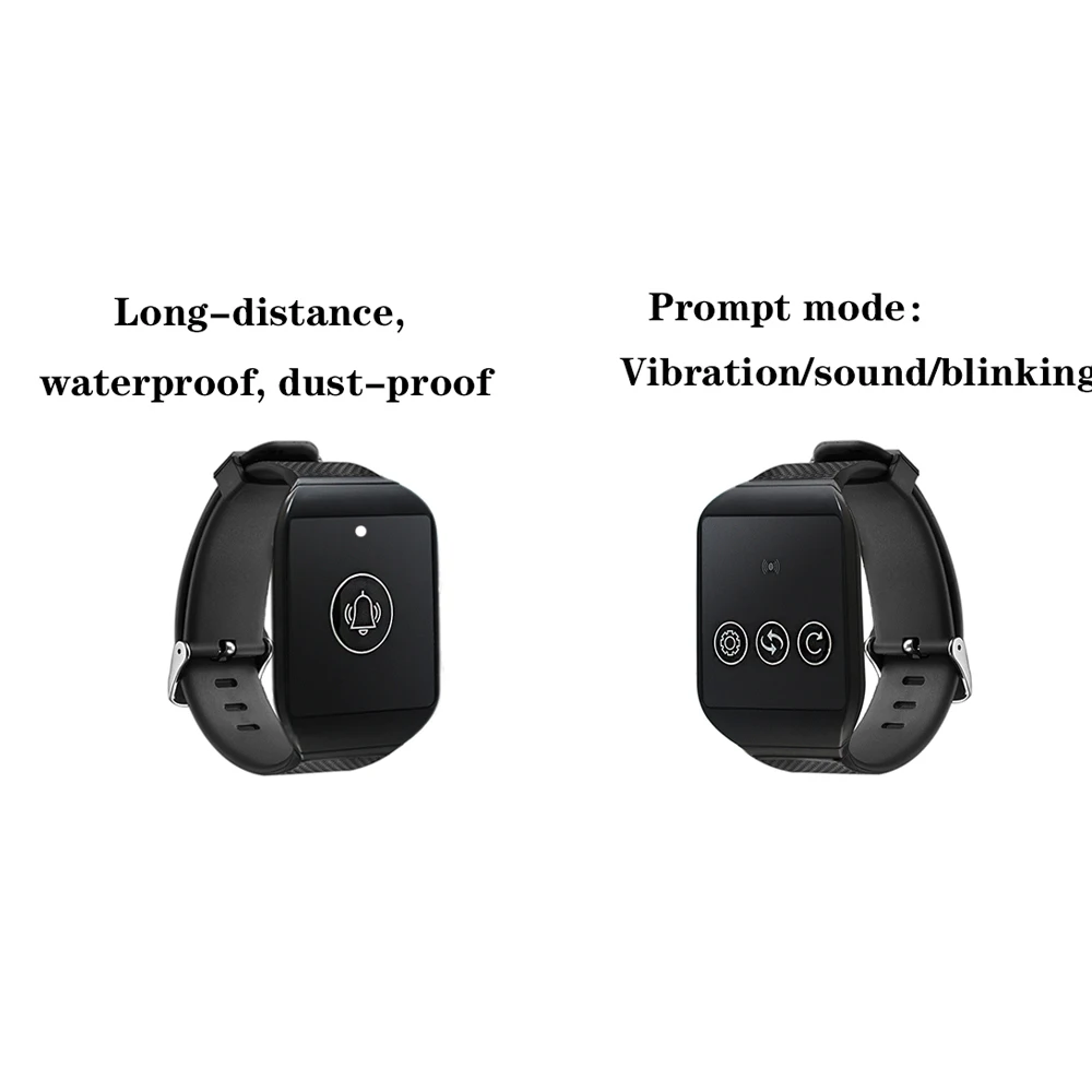 SU-690 Wireless Watch Receiver, Garçom Call, Restaurante