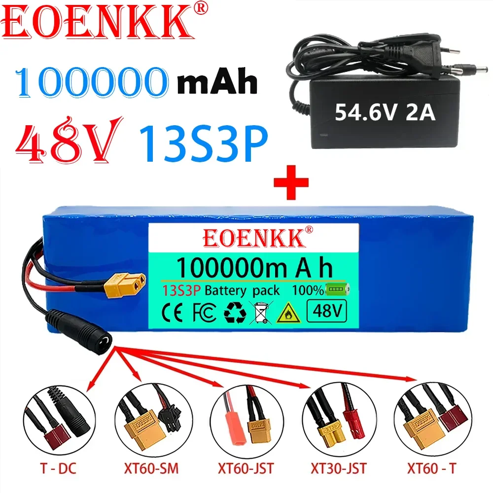 48V 42Ah 13S3P Li-ion Battery Pack For E-Bike Electric Scooter BMS