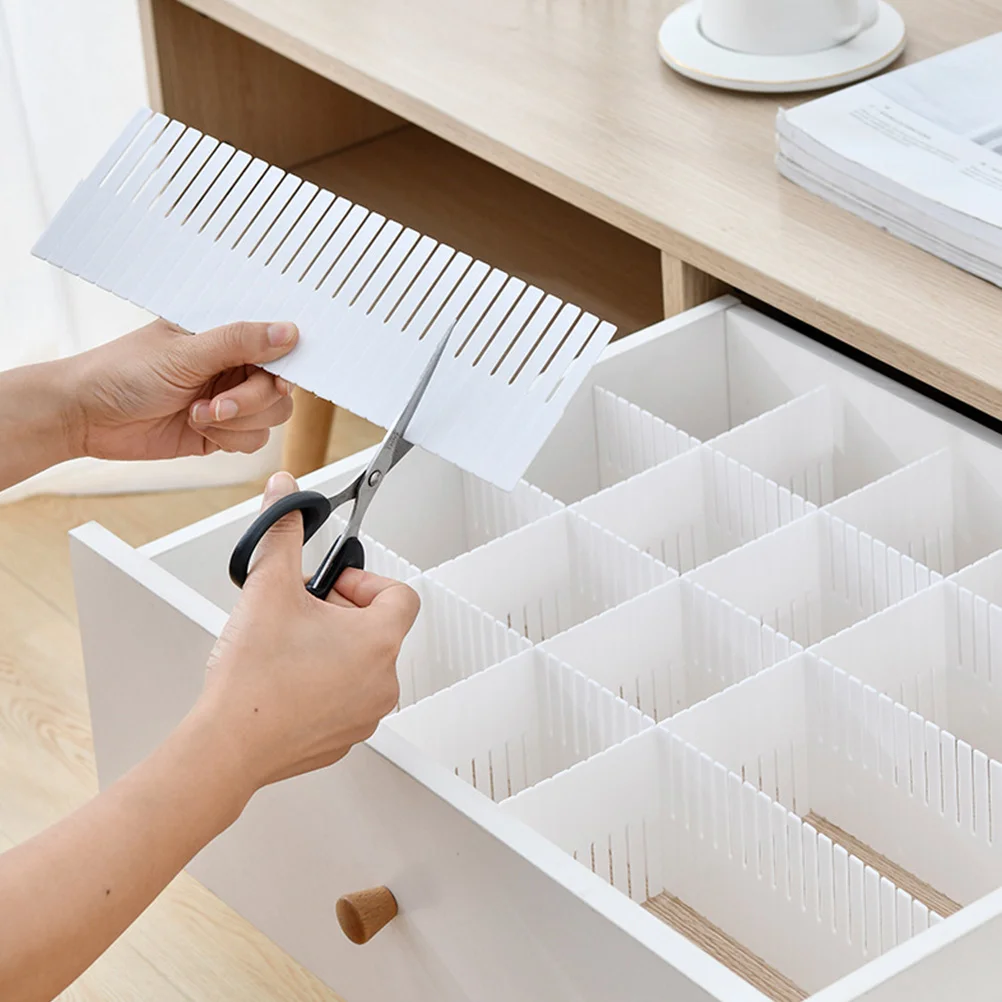 

10 Pcs Drawer Divider Division Boards Partition Storage Drawers Home Separator Household Dividers Organizers