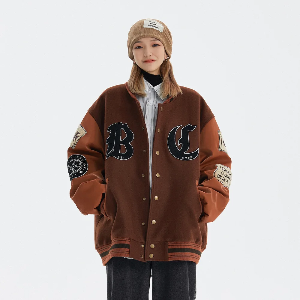 Giacca da donna tuta da Baseball nuova primavera autunno stile coreano coppia cappotto Streetwear Ins giacca da uomo allentata Casual moda Hip Hop