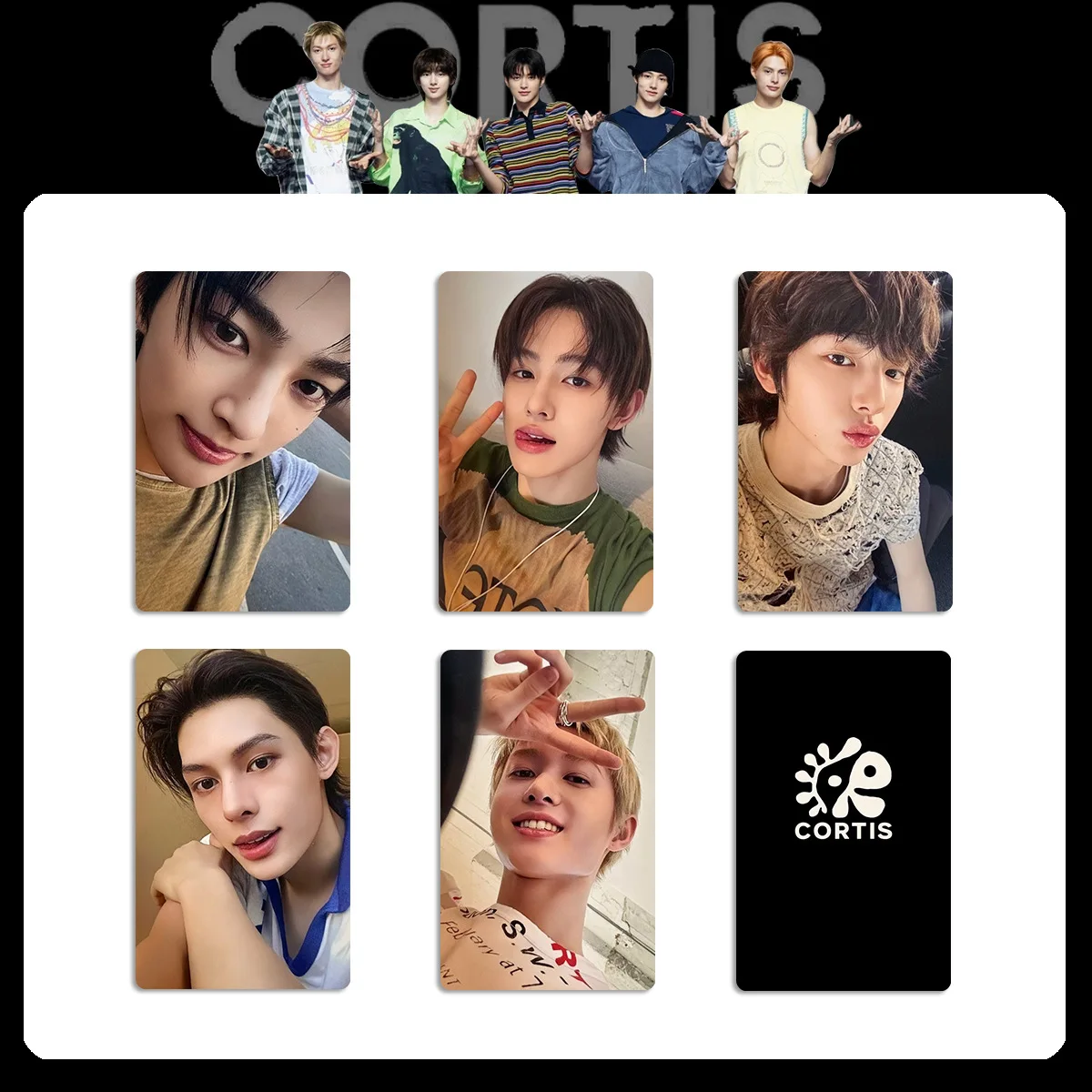 5pcs/set Kpop CORTIS Photocards Album PhotoCards BOARDCAS Lucky