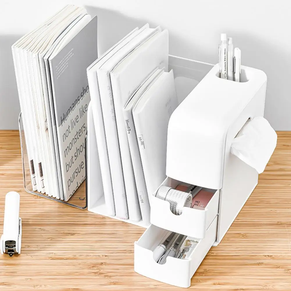 Durable Sundries Organizer Keep Tidy Detachable File Storage Box Desktop Book File Stationery Sundries Storage Box