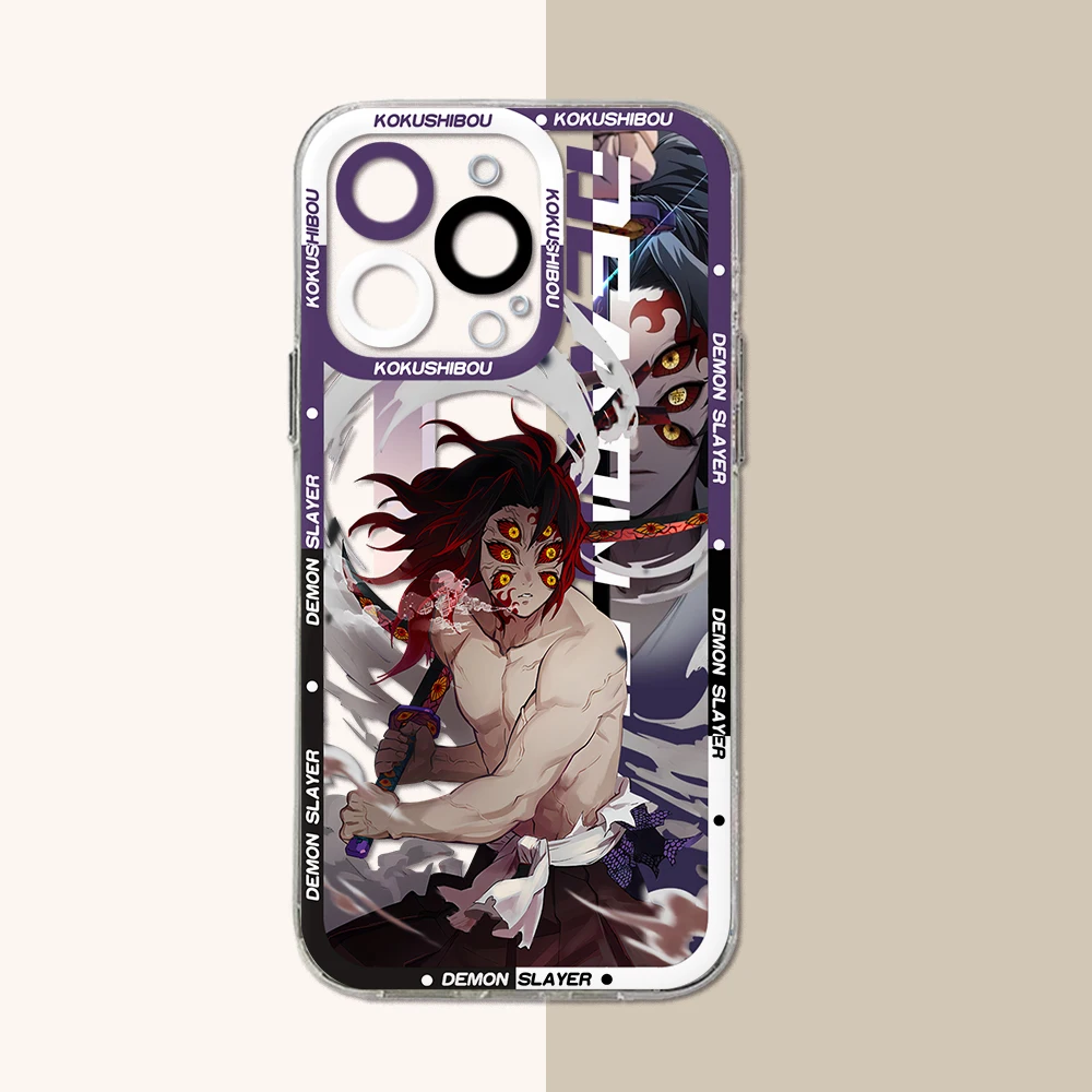 thumbnail image 1 of Funda de teléfono de Anime para iPhone, carcasa transparente para modelos 15, 14, 13, 12, 11 Mini Pro Max, X, XR, XSMax, 6S, 6, 7, 8 Plus, SE, año 2024, 1 of 5