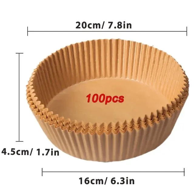 100pcs brown