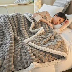 Cozy Turtle Velvet Autumn Blanket - Soft Fluffy Coral Throw - 180x200cm(71x79inch) (7)