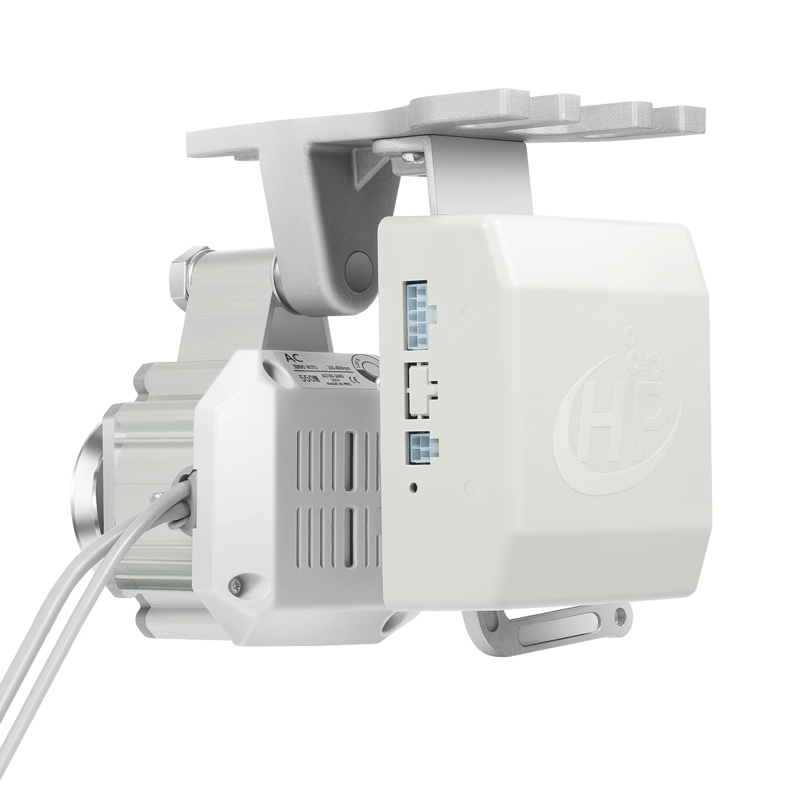 Nähmaschinenmotor 550 W energiesparender Elektromotor, 200–4500 U/min variable Geschwindigkeit, 220 V für Steppstich, Heimnähmaschinen – Detail 12