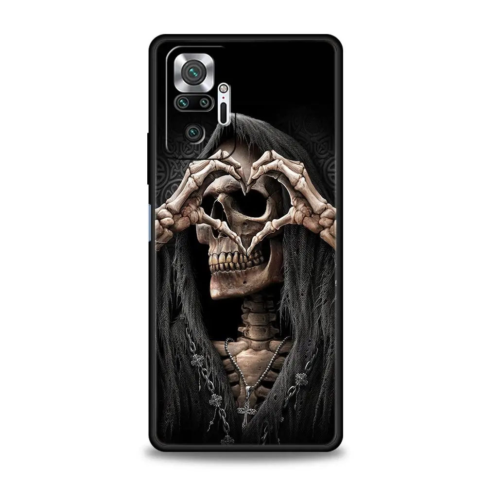 Grim Reaper Skeleton Fashion Phone Case Cover