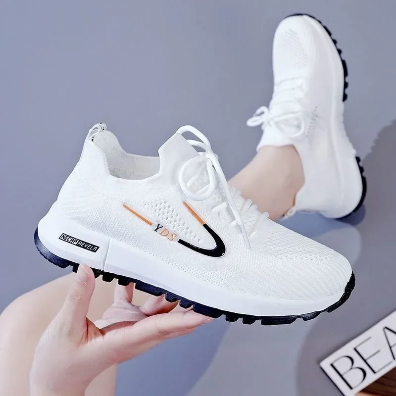 Flying Mesh Small White Shoes 2020 Summer And Autumn