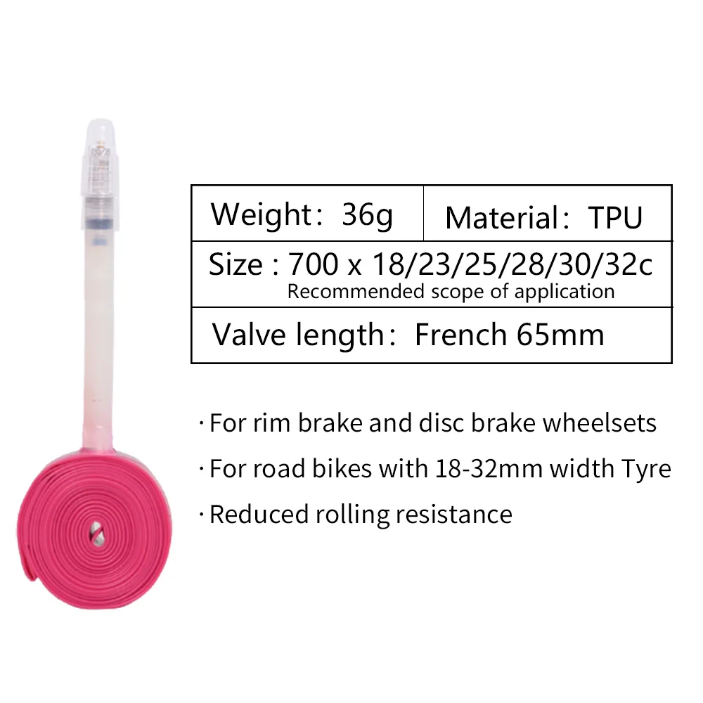 RideNow BMXインナーチューブ 38g 42mm 4本 8枚パンクパッチ