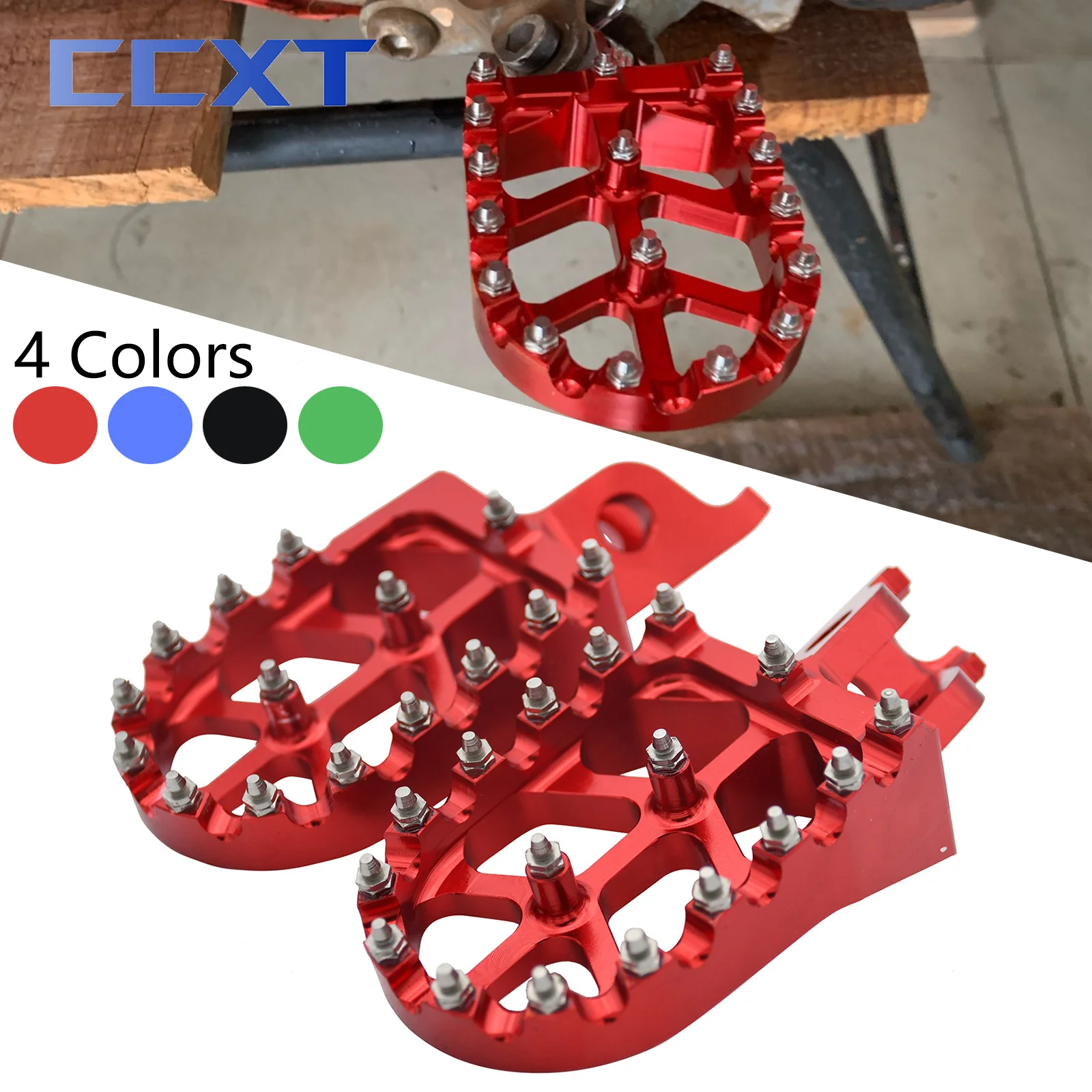 Per Honda Cr 125R 250R Crf 150R 250X 250Rx 450R 450X 450Rx 450L 1000L 250L 250M Moto Cnc Pedane Poggia Pedali Pedane