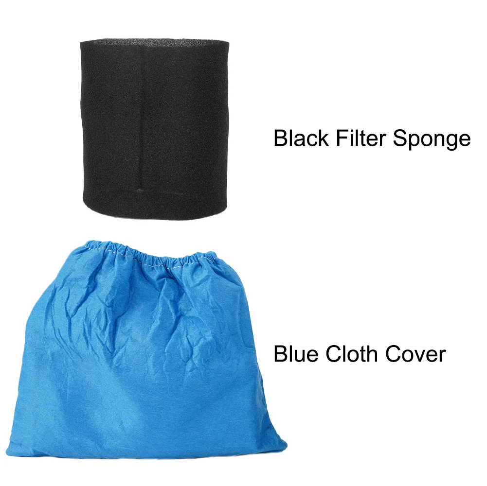 

Durable Filter Bag Filter Elements Wet Dry Vacuum Cleaner 2 Pc 2pcs Accessories Cleaning Tools Foam Replacement Set