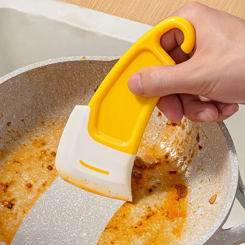 Description Picture 6 of itemCleaning Silicone Spatula, Soft Blade Scraper Brush, Dishes Cleaner Tools, Kitchen Utensils, Dish Brush, Pot