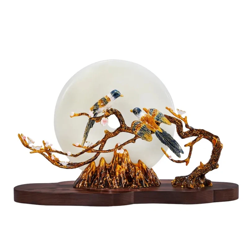 

YY Enamel Color Xi Top Branch Decoration Simple and Light Luxury Home Decorations
