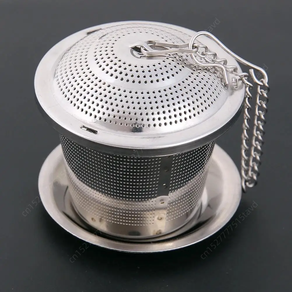 Stainless Steel Tea Strainer Locking Tea Infuser Filter Mesh Ball Seasoning Herb Spices Ball Strainer Infusor Mesh Tool