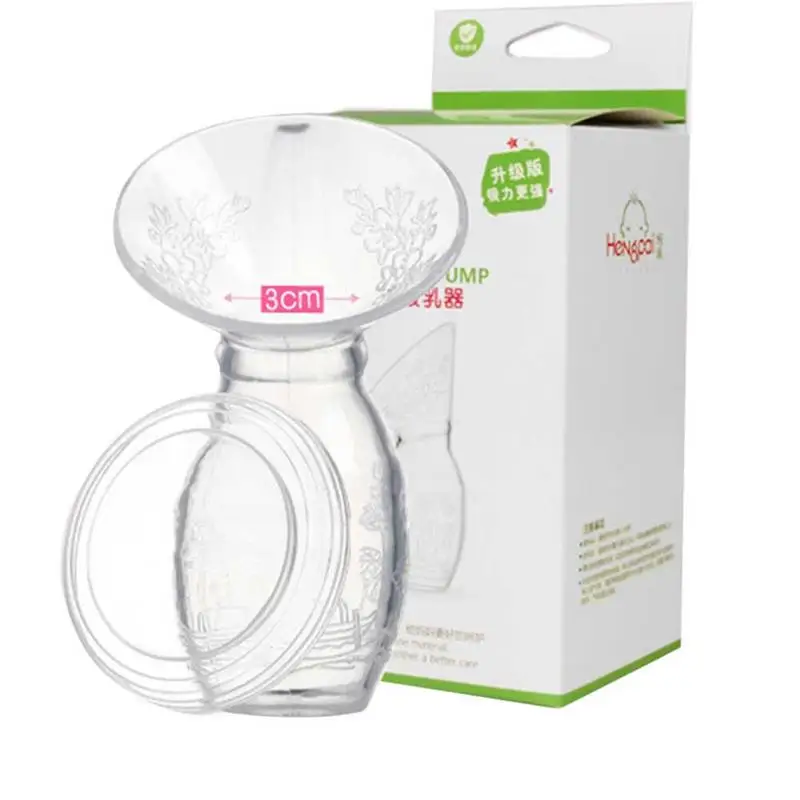 Portable manual breast pump safety food grade PP nipple sucking pump for baby infant milker feeding bottle breast pumps