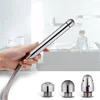 Metal Hygienic Shower For Bathroom Enema Water Nozzle With 3 Style Head Anal Ingredients Douche Vaginal Clean Kit Cleaner Tool 5
