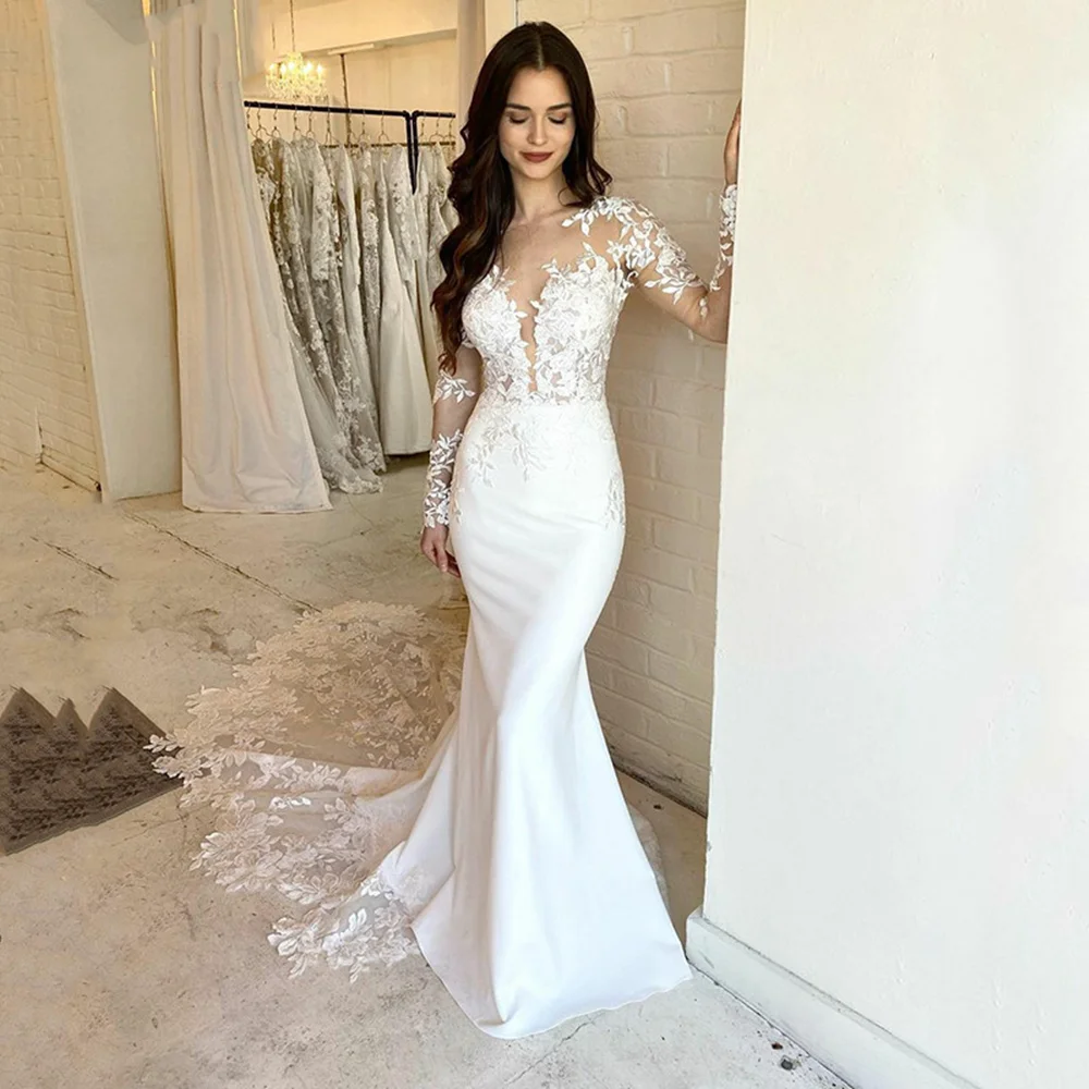 fitted lace wedding dress LYNETTE Wedding Dress