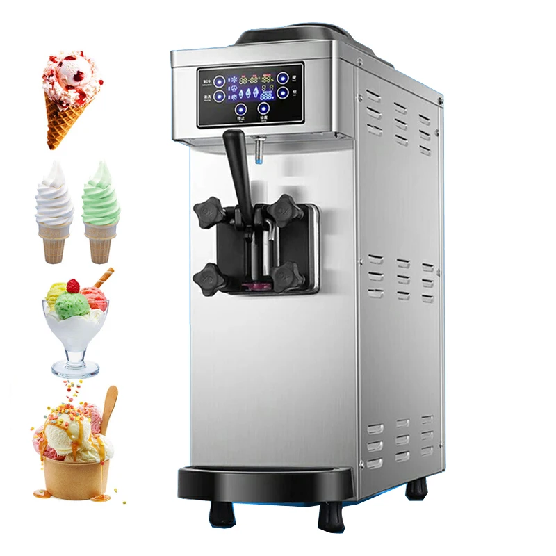 Macchina Per Gelato Commerciale Da Tavolo Mini Macchina Per Gelato Soft 1 Distributore Automatico Di Gelato Al Gusto