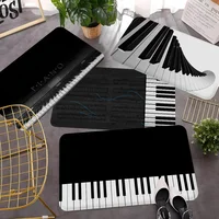 Piano Key Music Kitchen Mat Cheaper Anti-slip Modern Living Room Balcony Printed Modern Home Decor 1