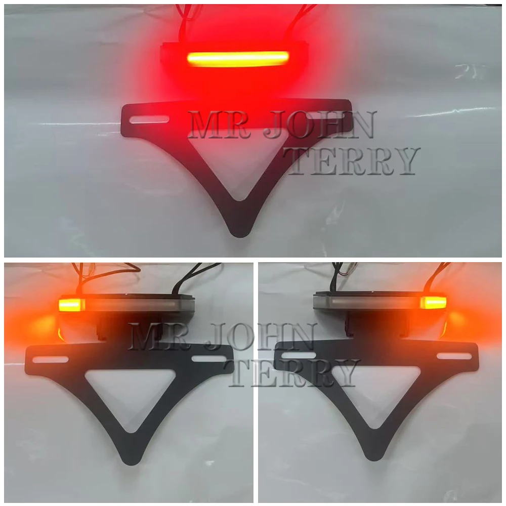 2020 - 2026 BMW S1000RR용 새로운 접이식 번호판 홀더 어셈블리(LED 조명 포함) 접이식 번호판 ?