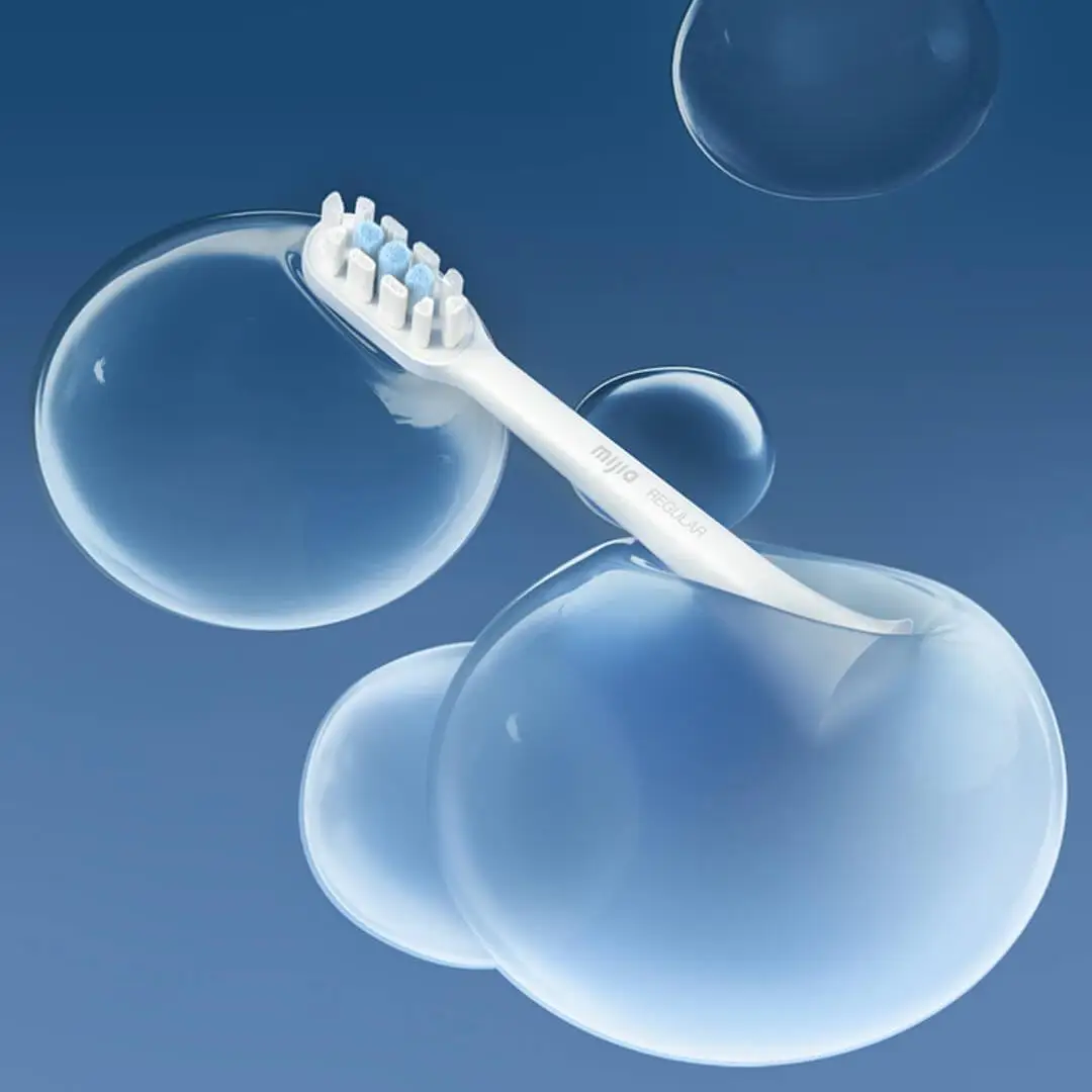 3pcs/6pcs 오리지널 MIJIA T302 소닉 칫솔 헤드 치아 브러쉬 교체 헤드 소닉 구강 위생 Mi Oral Clean