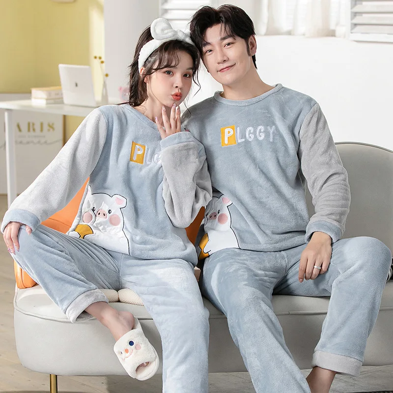 Pigiama Donna In Flanella Invernale - Set 2 Pezzi Con Top E Pantaloni - Morbido E Caldo Per Il Relax In Casa