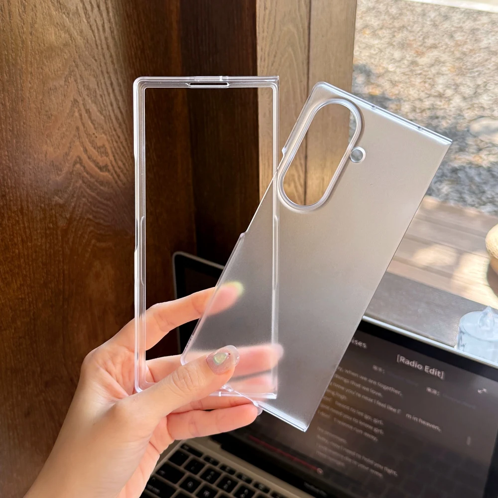 Matte Transparent Shockproof Dual-Layer Phone Case