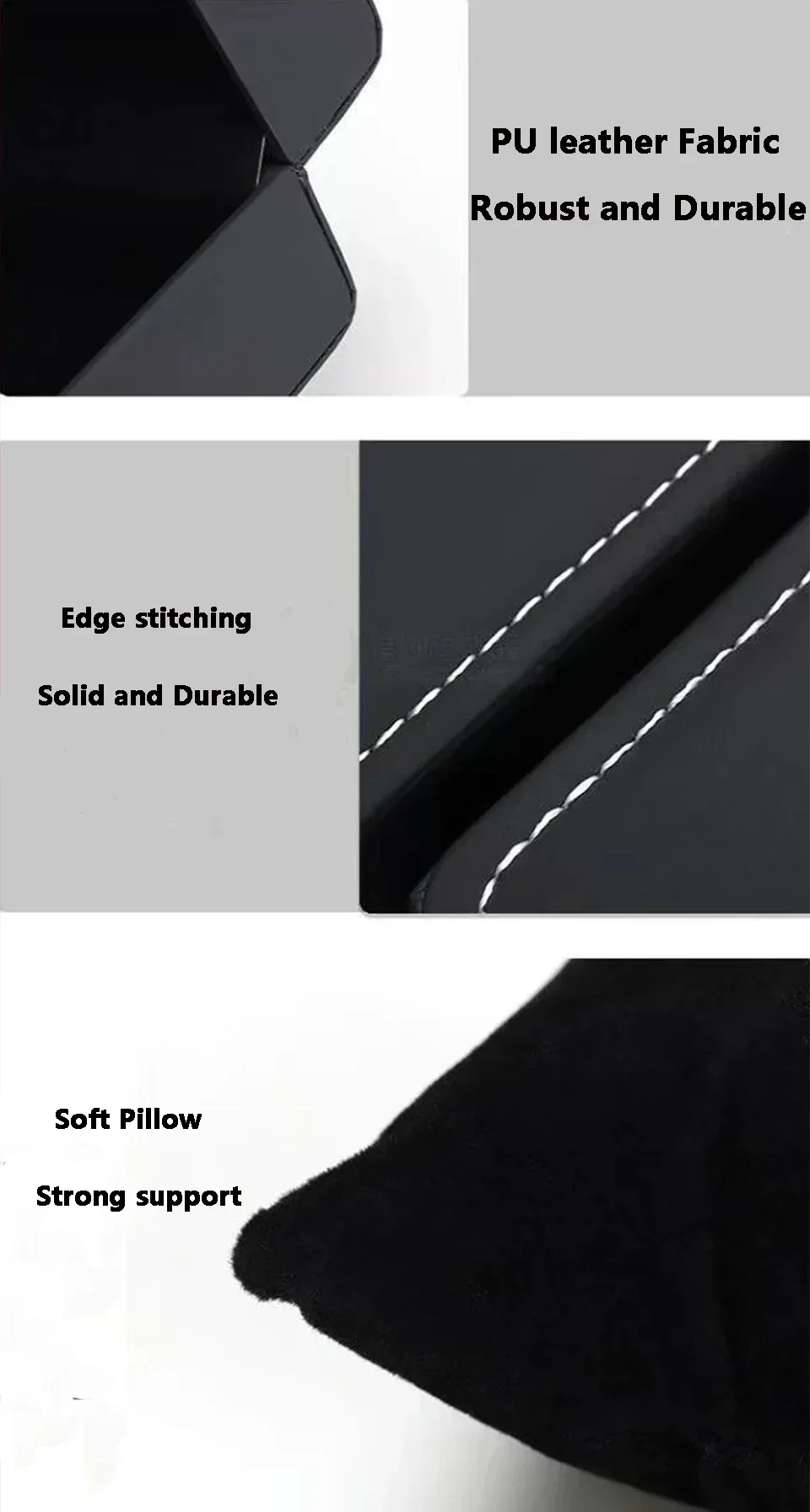 Black Single Watch Gift Box with Soft Pillow, PU Leather Wristwatch Case Organizer for ... - SKU SWBP1121 - UGI Packaging