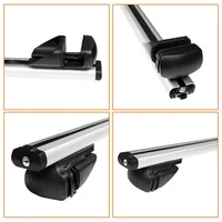 Universal Roof Racks Cross Bar 118cm Vehicles Universal Luggage Rack With Safety Lock Alu 150kg 4