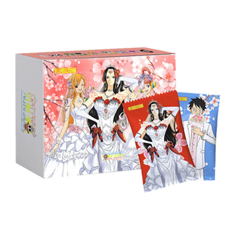 Carte Da Collezione Di Un Pezzo Wedding Edition Booster Box Rare Anime Carte Da Gioco