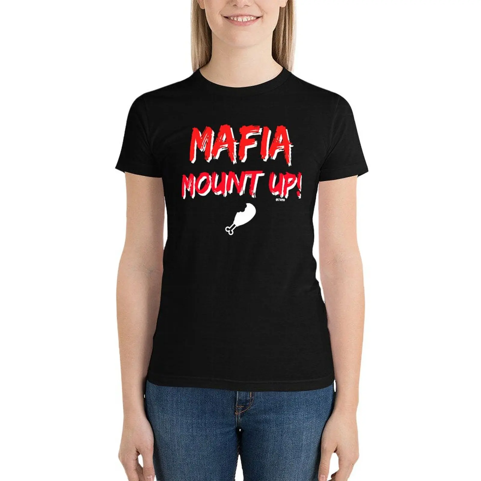 Mafia Mount Up!! T-Shirt cute tops korean fashion woman t shirt