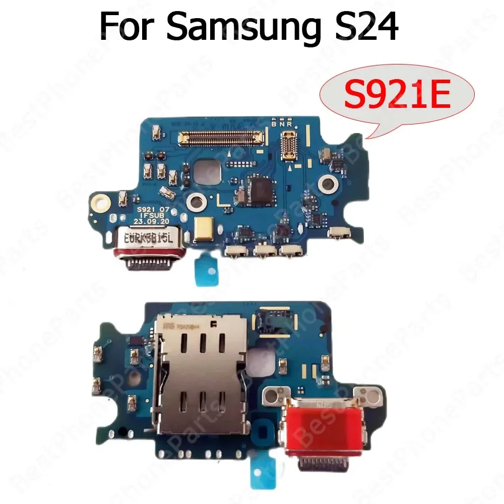 Enhanced Charging Port Board with USB Connector Flex Cable for Samsung Galaxy S24 Series