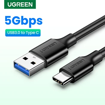 UGREEN USB Type C 5 Gbps 케이블 (삼성 Galaxy S9 용) 8 9 USB 3.0 Type-C 3A 고속 충전 데이터 케이블 (Xiaomi 11 USB 코드 용)