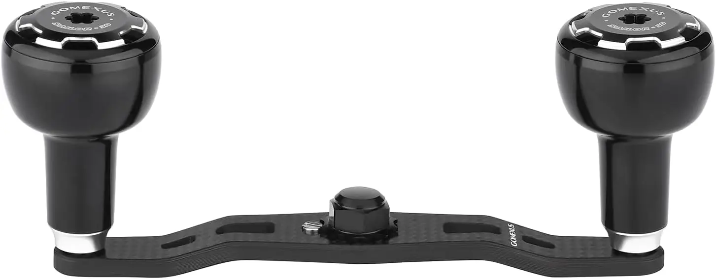 Manivelle Fibre De Carbone TORAY + Bouton Liège Pour Moulinet Shimano/Daiwa/Abu Garcia/Lew's – DC-AS30 Poignée Baitcast Légère