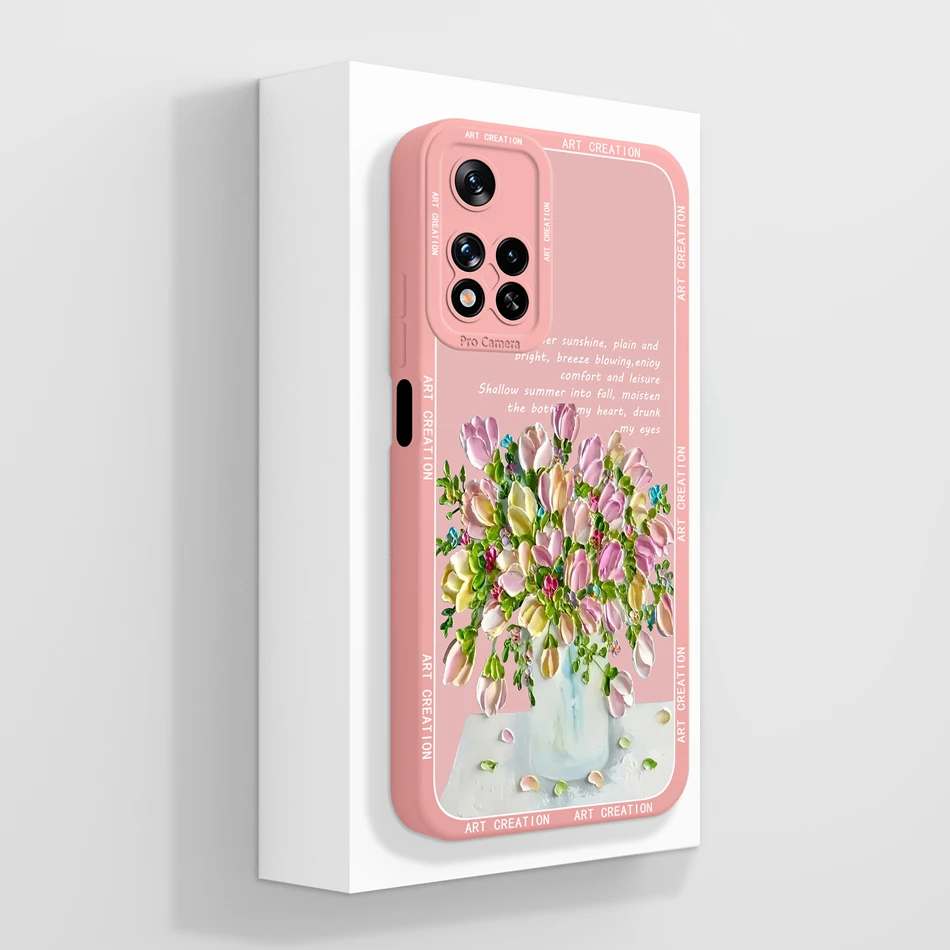 Artistic Style Full Coverage Bumper Back Cover - Soft Protector Case