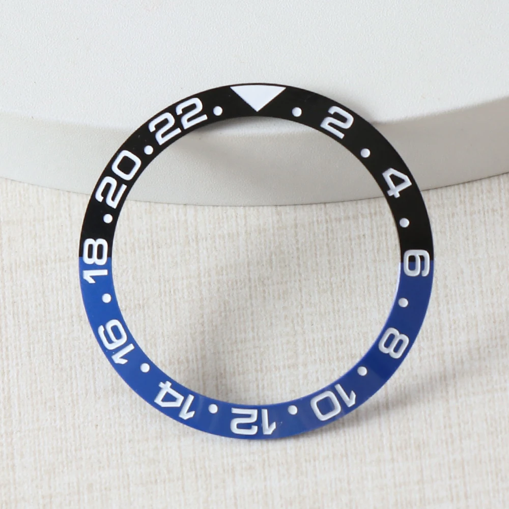 Ceramic Black Grey 38mm Watch Bezel Insert - Modern Design Accessories