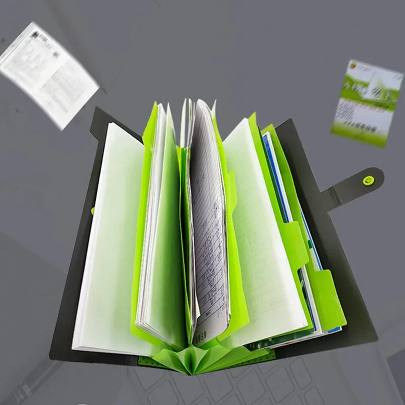 Plastic File Folders Package A4 Multi-layer Folder Business Multi-function Storage Document PP Bag Expanding Office Accessories