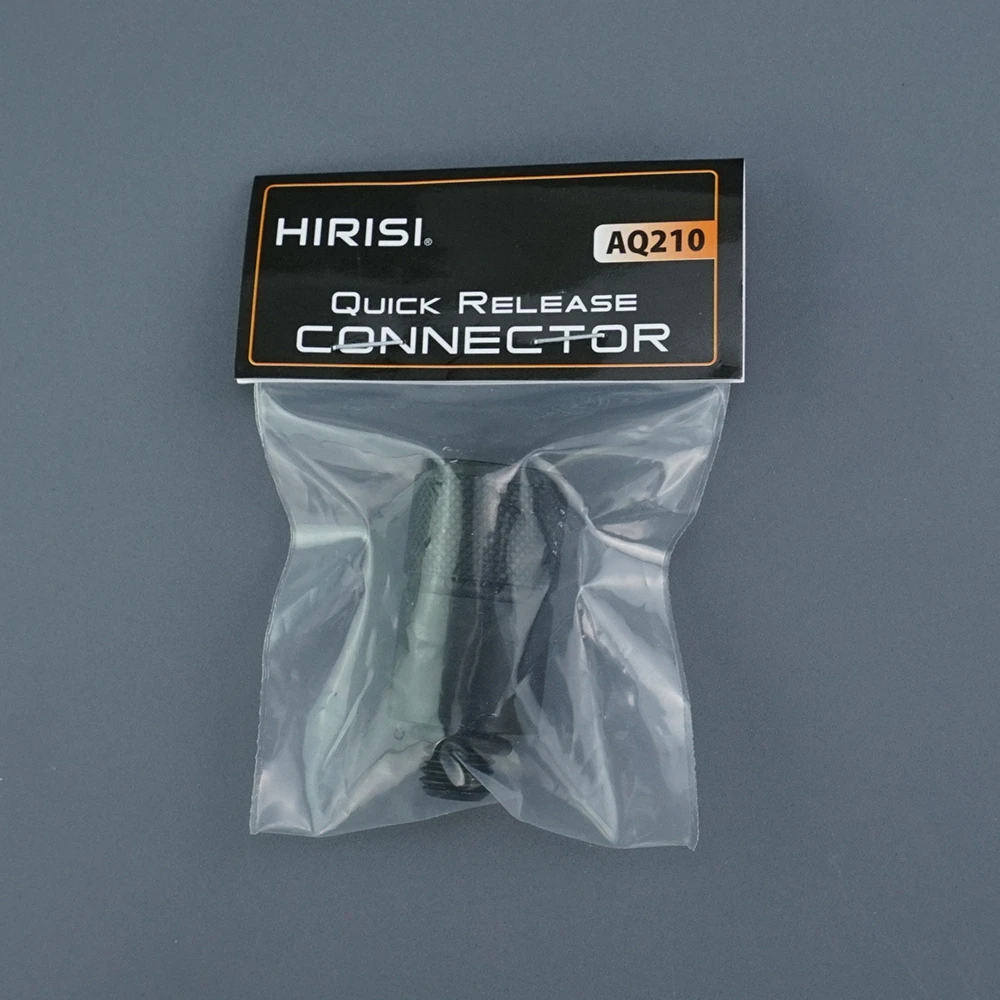 Connecteur Quick Change Hirisi AQ210 Aluminium pour Alarme de Pêche et Rod Pod - Adaptateur Carpe