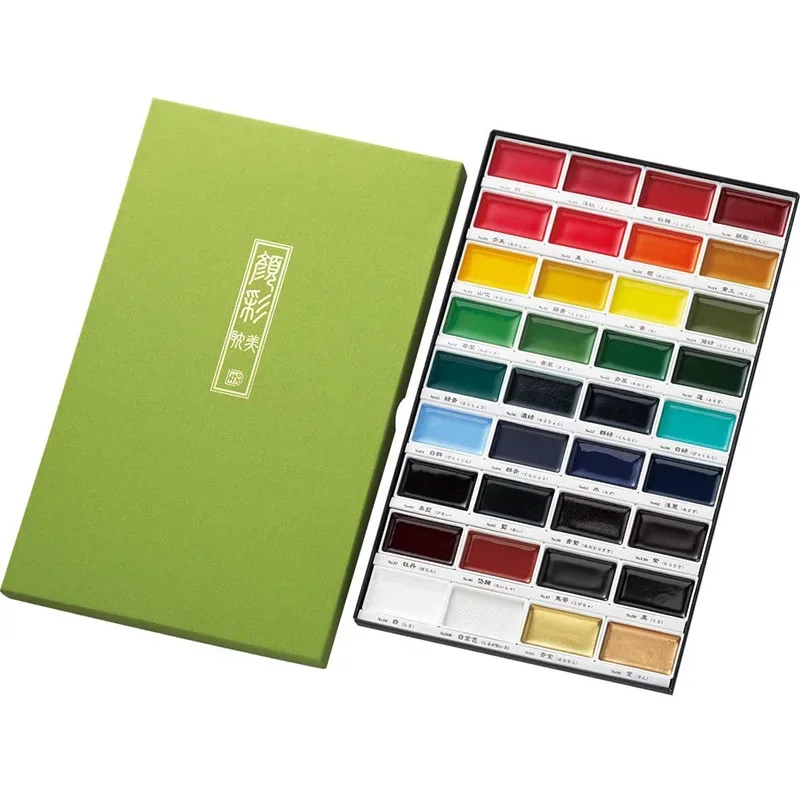 Kuretake Gansai Tambi 12/36/48 Set Di Colori Ad Acquerello Mc20 Grado Professionale Per Artisti E Artigiani Certificato Ap Made In Japan