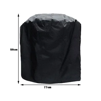 1piece BBQ Rain Protective Brazier Cover Barbecue Stove Cover Grill Barbeque Dust Waterproof Weber Heavy Duty Cover Outdoor