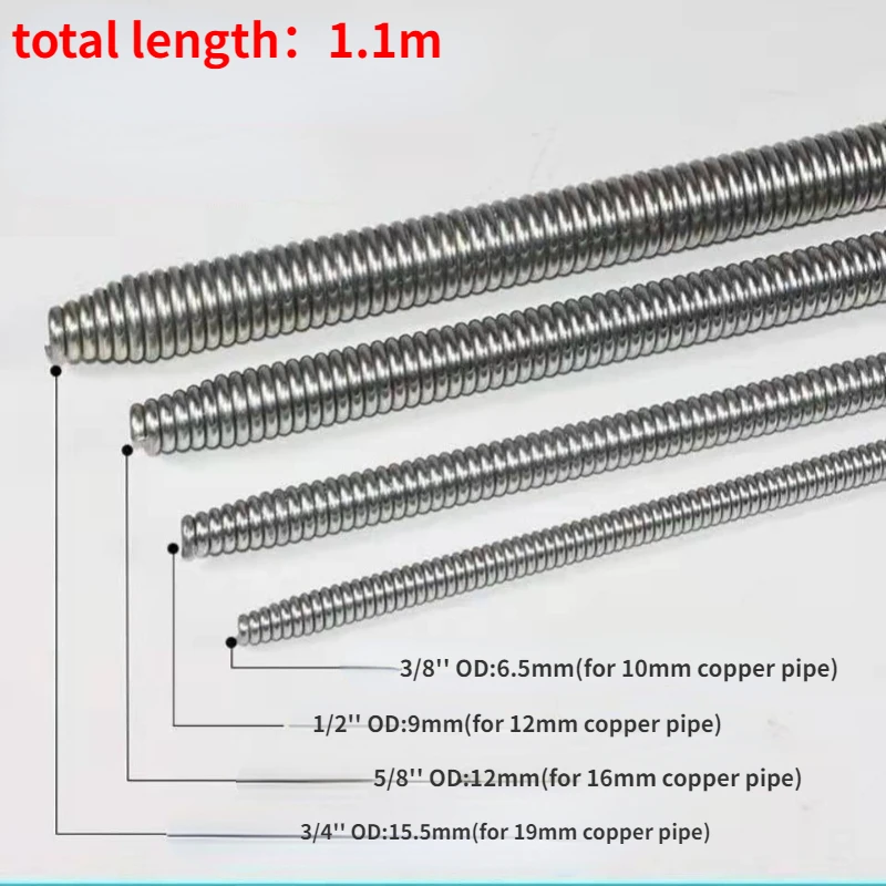 InternalcopperpipebendingspringforAirConditionStainlessSteel