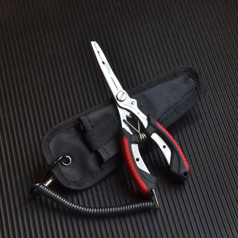Fish Pliers Ergonomics Anti-slip High-strength Multifunctional Cut Fishing Line Fishing Tied Hooks Pliers Angling Equipment
