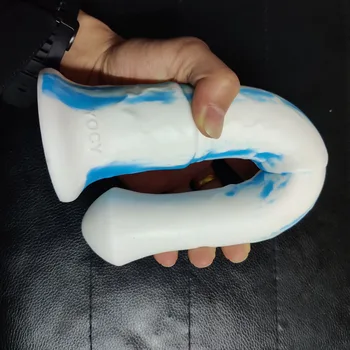 YOCY 28.5 CM Long Horse Dildo Flexible Silicone Colorful Realistic Animal Fake Penis Sex Toy For Women Men Vaginal Masturbators 3