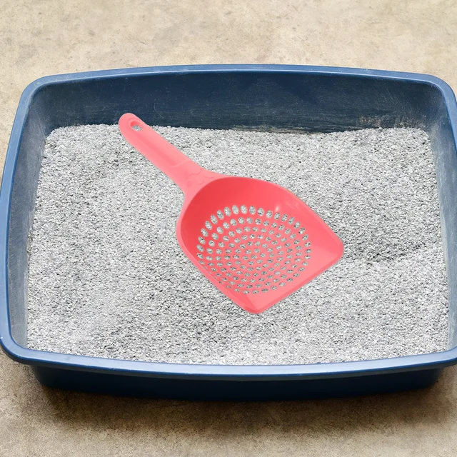 Large Capacity Pet Cleaning Scoop Stainless Steel Durable Non Stick Cat Litter Scooper for Quick and Easy Cleaning 2