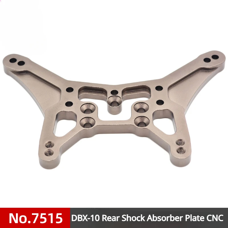 ZD Racing DBX-10 1/10 RC Desert Off-road Vehicle Parts CNC Aluminum Front/Rear Shock Absorber Plate 7514 7515